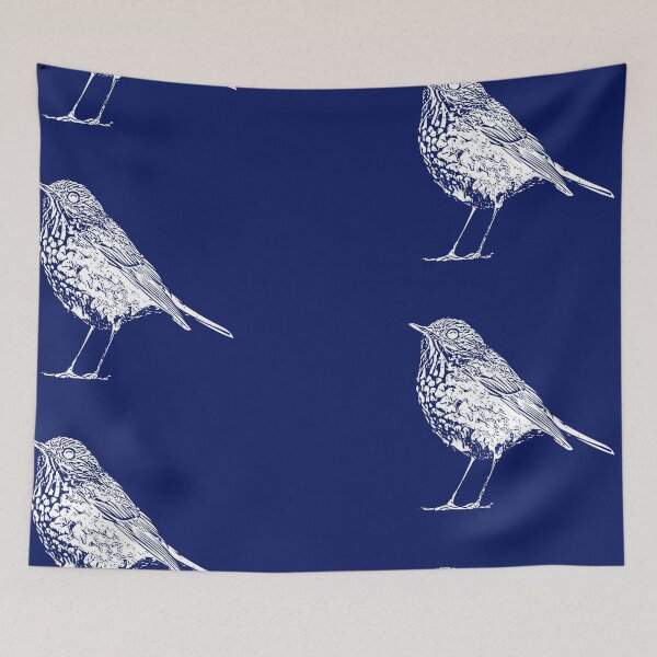 Item preview, Hermit Thrush White Design designed and sold by designsasstultd.