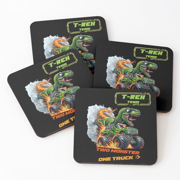 Item preview, T-REX TEAM Two monster, one Truck designed and sold by DONandEK.