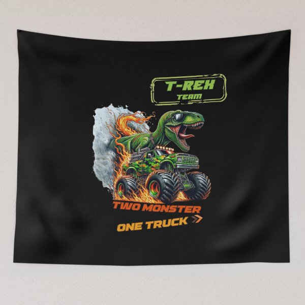 Item preview, T-REX TEAM Two monster, one Truck designed and sold by DONandEK.