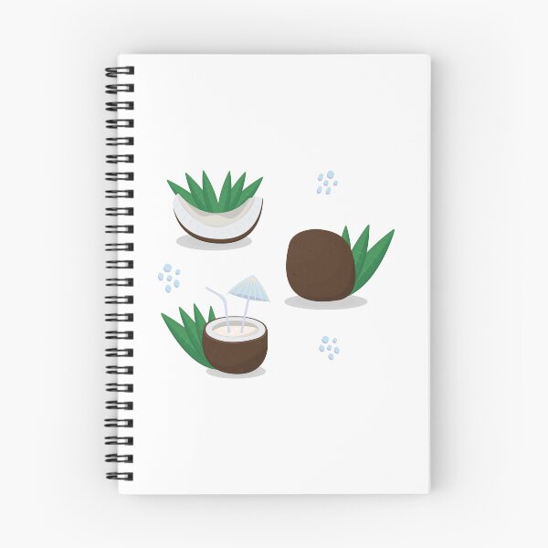 Item preview, Coconut pieces with leaves designed and sold by OM-lova.