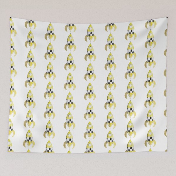 Item preview, Yellow Space Rocket (Worn Look) designed and sold by Ravvick.