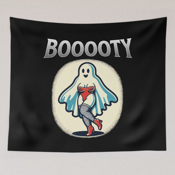 Item preview, Funny Halloween Booooty Ghost Vibe designed and sold by LuminOrb.