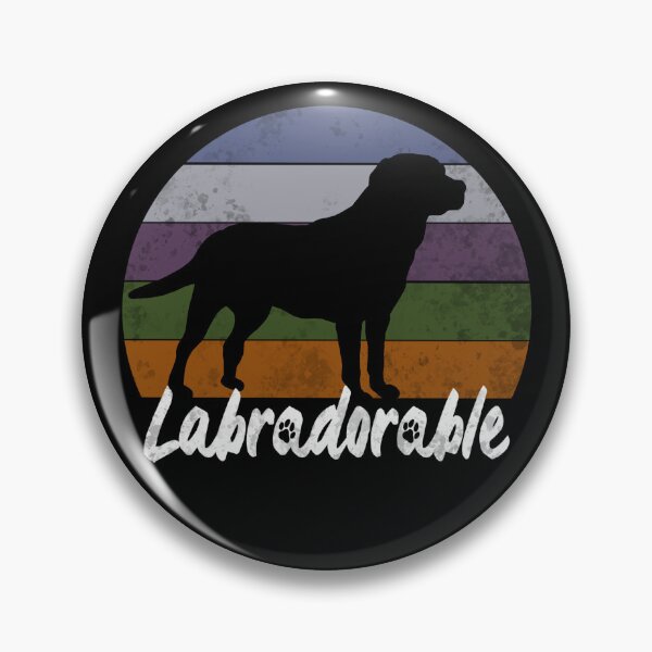 Item preview, Retro Labradorable Retriever Dog designed and sold by Just-Arts-4U.