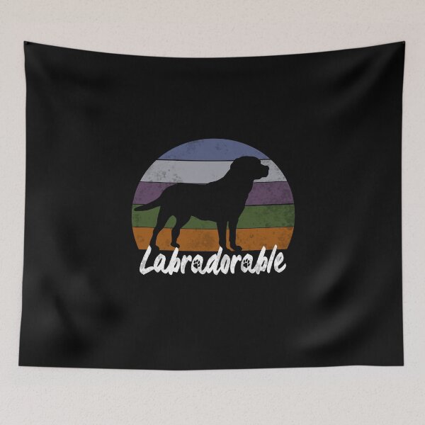 Item preview, Retro Labradorable Retriever Dog designed and sold by Just-Arts-4U.