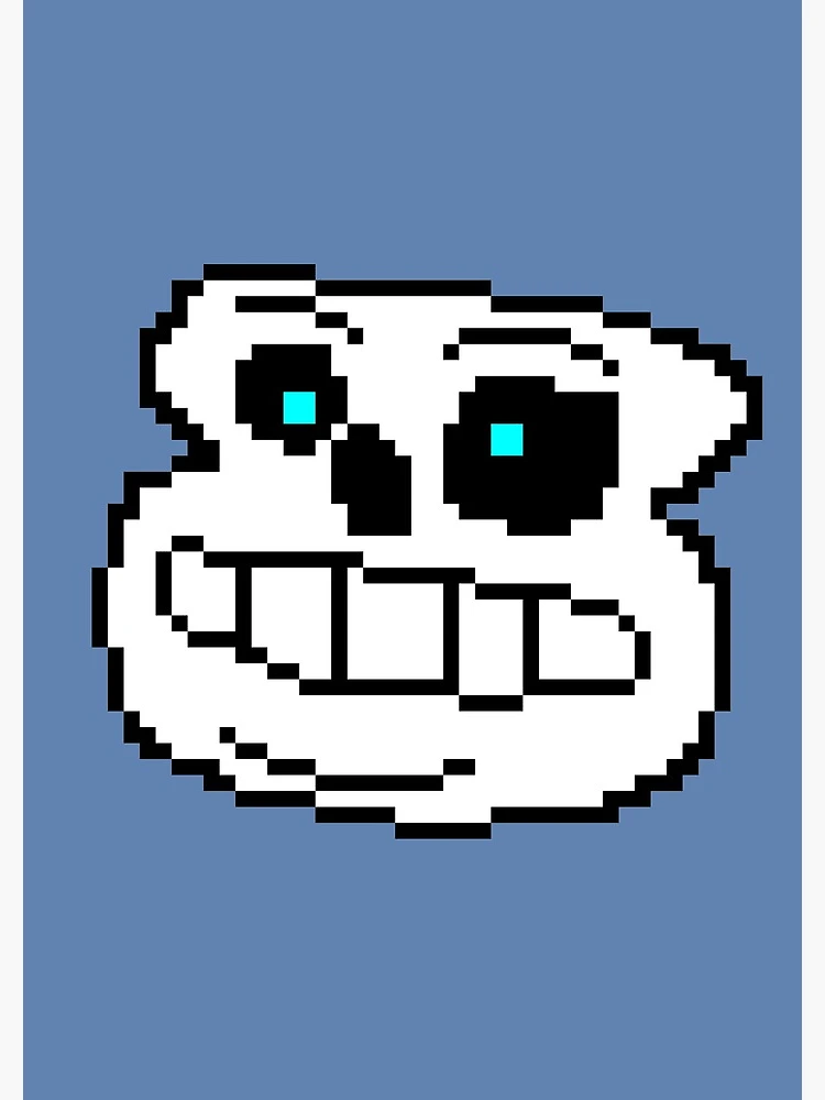 Download Sans the Cute Skeleton in Digital Pixel Art