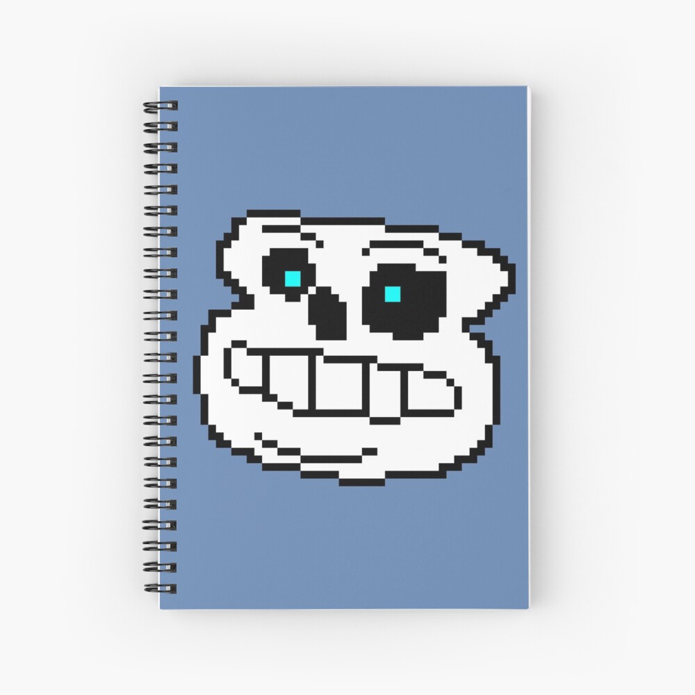 Undertale Sans Pixel Art | Hardcover Journal