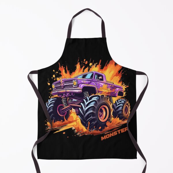 Item preview, Monster Truck, Graffiti styling. Truck in flames designed and sold by DONandEK.