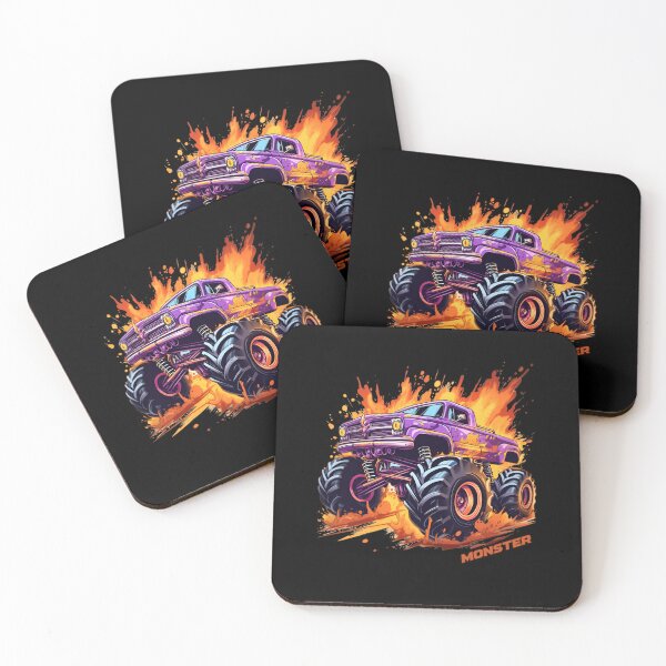 Item preview, Monster Truck, Graffiti styling. Truck in flames designed and sold by DONandEK.