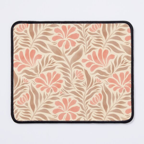 Item preview, Floral pattern in peach fuzz and tan designed and sold by Miss-Belle.