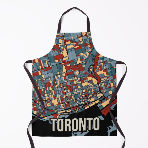 Item preview, Toronto Canada City Map Earthtone Travel Maps Art designed and sold by Stadify.