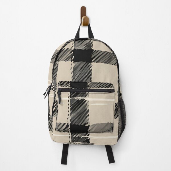 Item preview, Black and White Plaid with Beige designed and sold by Have Mercy.