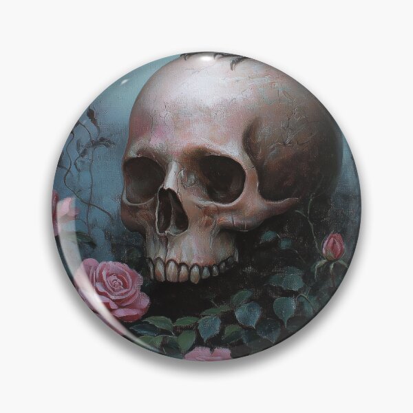 Item preview, Calavera de cuervo con rosas designed and sold by FR--Studio.