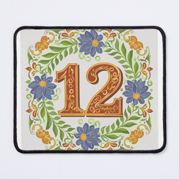 Item preview, House Number 12 Sticker designed and sold by carlarmes.