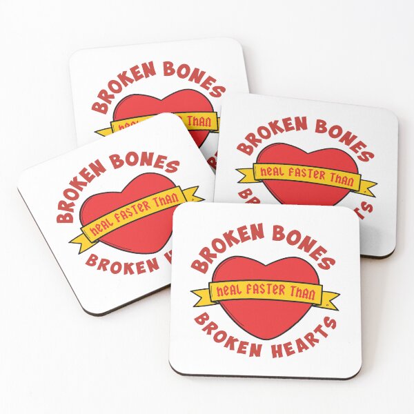Item preview, Broken Bones Heal Faster Than Broken Hearts designed and sold by joshpincus.