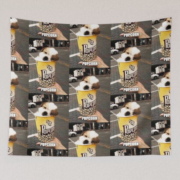 Item preview, Pupcorn - Popcorn Meme - Perfect for Movie Lovers and Snack Enthusiasts designed and sold by Earth Nature Creations.
