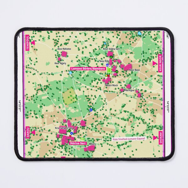 Item preview, Map of Lamane village designed and sold by GeoTechDev.