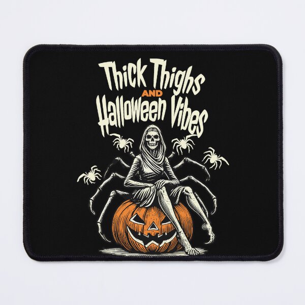 Item preview, Thick Thighs And Halloween Vibes Humor designed and sold by LuminOrb.