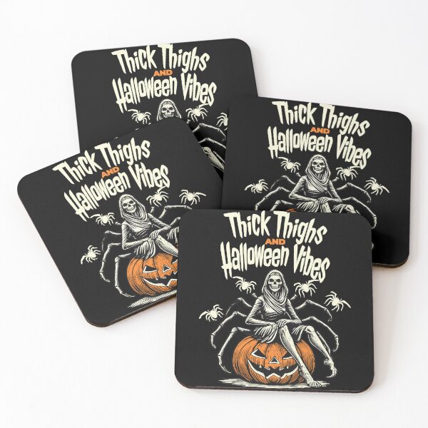 Item preview, Thick Thighs And Halloween Vibes Humor designed and sold by LuminOrb.
