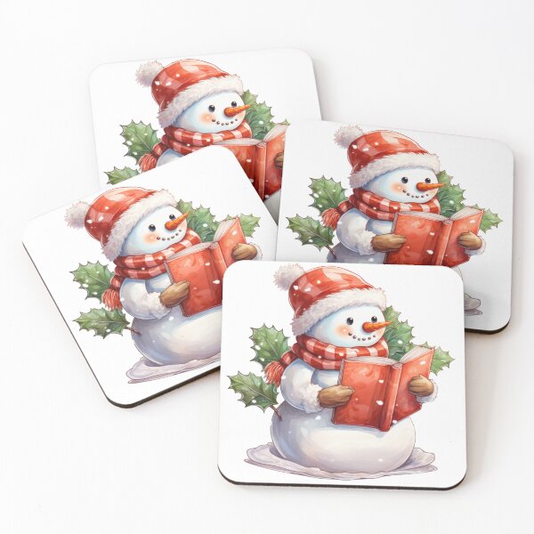 Item preview, Cute Christmas Snowman Reading Book designed and sold by baebrand-art.