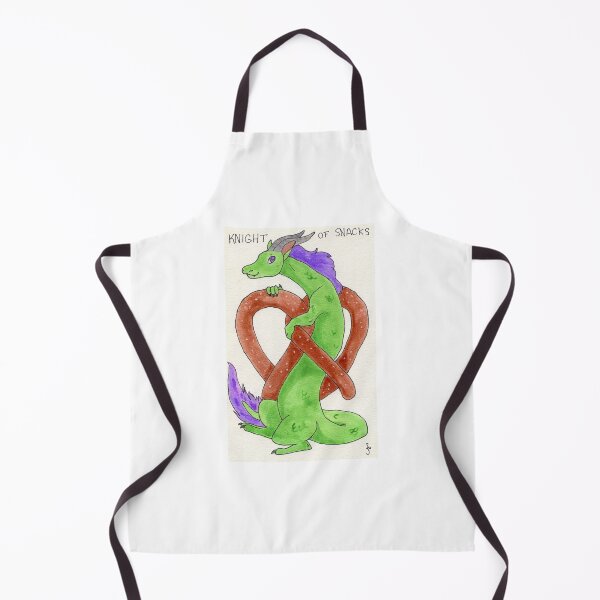 Item preview, Knight of Snacks ~ Household Dragon Tarot designed and sold by Julian Greystoke.