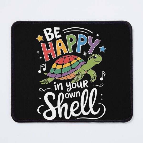 Item preview, Be Happy in Your Own Shell - Colorful Turtle Motivation Design designed and sold by love3617.