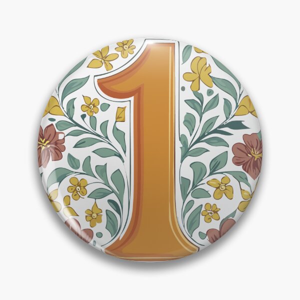 Item preview, House Number 1 Sticker designed and sold by carlarmes.