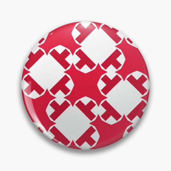 Artikelvorschau, Geometrisches Stern- und Kreuzmuster in Rot entworfen und verkauft von Genie-0750.