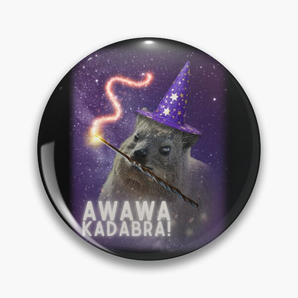 Item preview, AWAWA KADABRA Rock Hyrax Wizard designed and sold by mrhyrax.