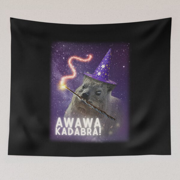 Item preview, AWAWA KADABRA Rock Hyrax Wizard designed and sold by mrhyrax.