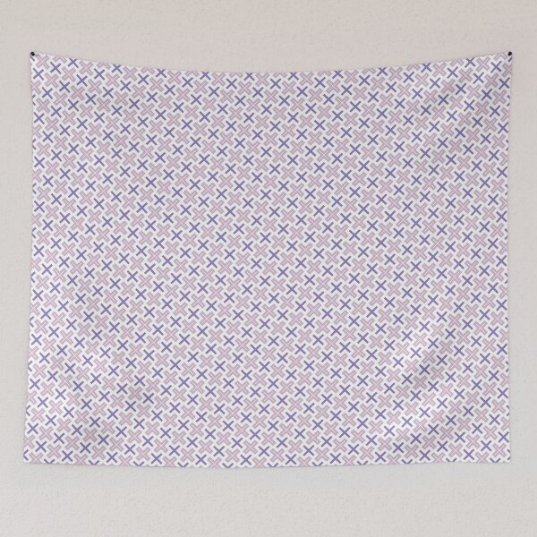 Item preview, Geometric X Pattern in Purple Hues designed and sold by Genie-0750.