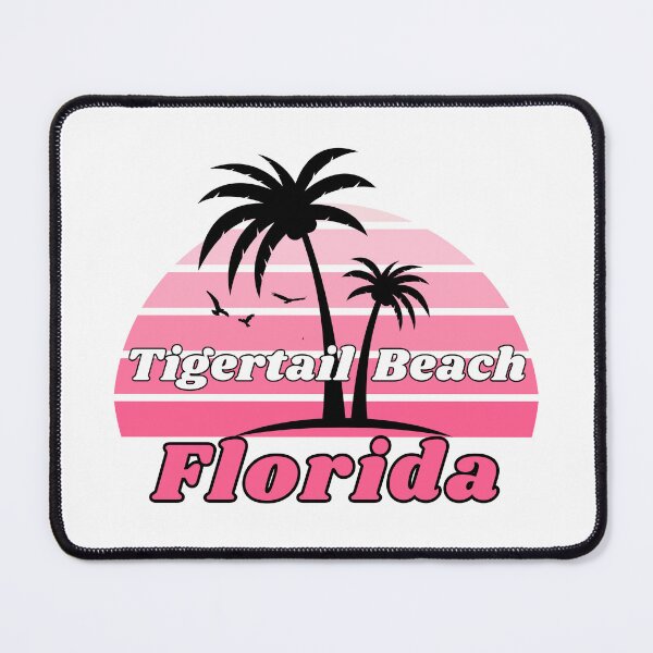 Item preview, Retro Cool Tigertail Beach in Marco Island Florida Palm Tree at Sunset Souvenirs designed and sold by karmdaf.