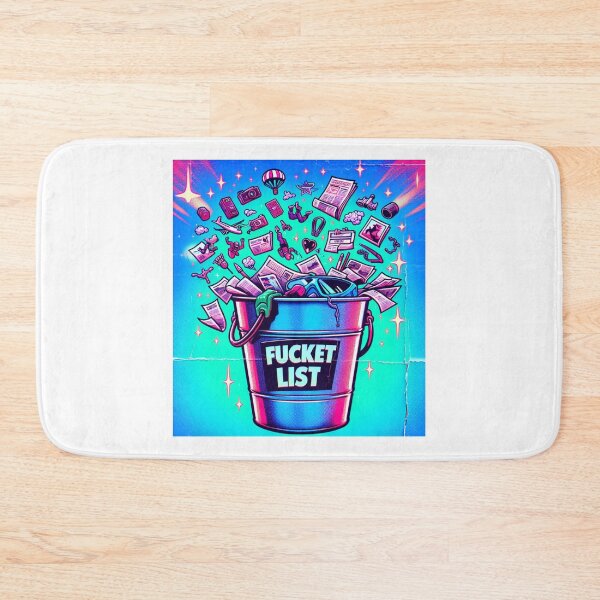 Item preview, Fucket List - Funny Rebellious Quote - Swim, Bike, Run designed and sold by Triathlongram.