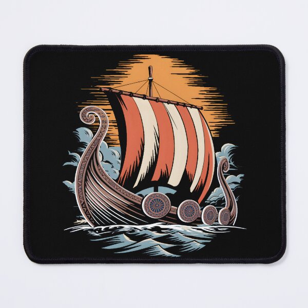 Item preview, long ship, viking ship at sea, viking ship, Viking, viking dad, best dad ever, dad, happy dad day designed and sold by PRYMULLART.