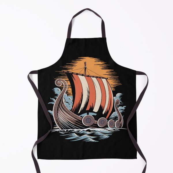 Item preview,   long ship, viking ship at sea, viking ship, Viking, viking dad, best dad ever, dad, happy dad day designed and sold by PRYMULLART.