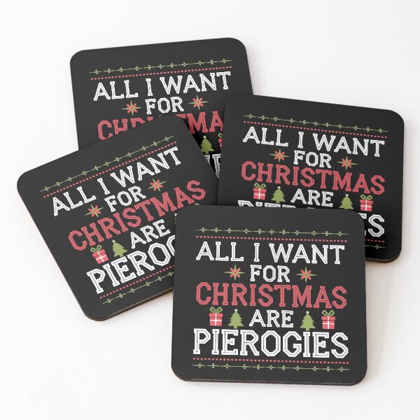 Item preview, All I Want for Christmas are Pierogies designed and sold by These_Prints.