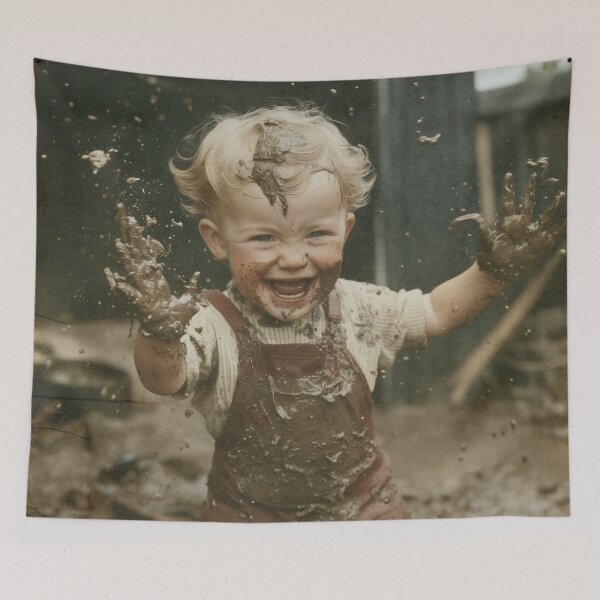 Item preview, Kid In The Mud designed and sold by AllAboutStuffz.