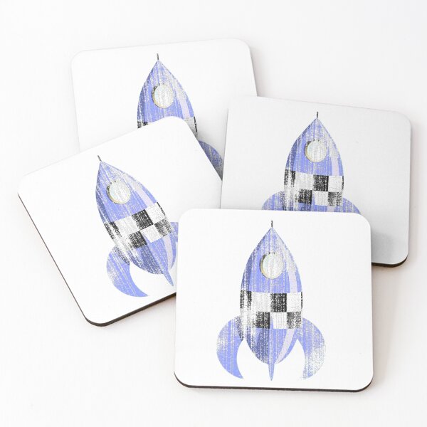 Item preview, Blue Space Rocket (Worn Effect) designed and sold by Ravvick.
