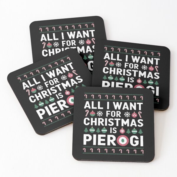 Item preview, All I Want for Christmas is Pierogi designed and sold by These_Prints.