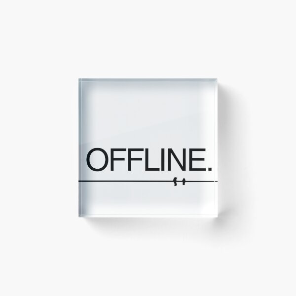 Item preview, Offline and unplugged  designed and sold by Starving  Artist.