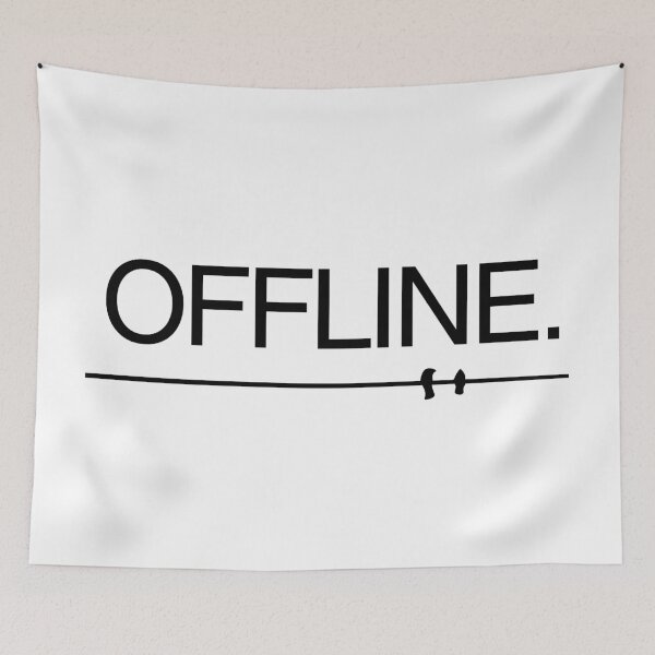 Item preview, Offline and unplugged  designed and sold by Starving  Artist.