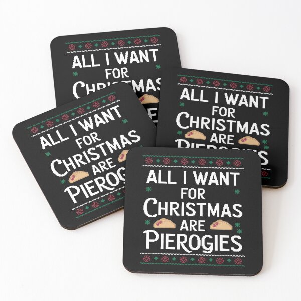 Item preview, All I Want for Christmas are Pierogies designed and sold by These_Prints.