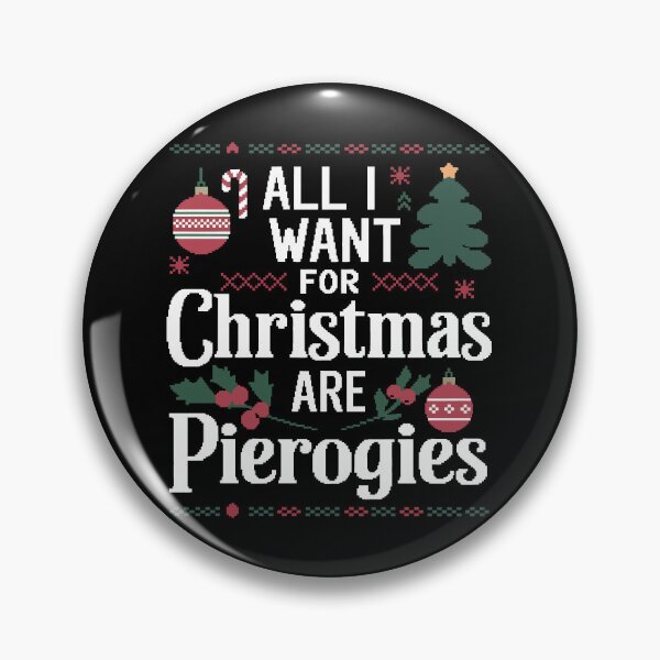 Item preview, All I Want for Christmas are Pierogies designed and sold by These_Prints.