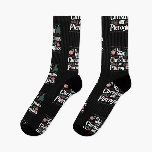 Item preview, All I Want for Christmas are Pierogies designed and sold by These_Prints.