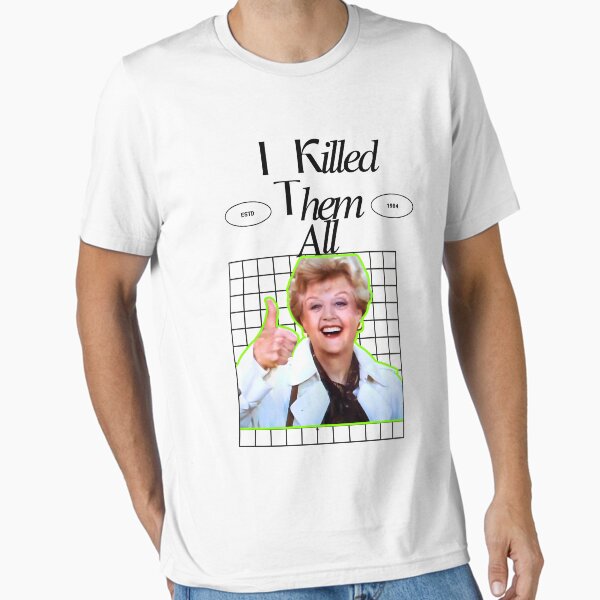 Vista previa del artículo con la obra «Jessica Fletcher Los maté a todos», diseñado y vendido por IbrahimArt2.