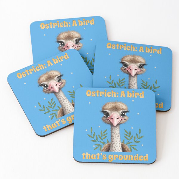 Item preview, Funny ostrich a bird that's grounded. Cute tshirt design designed and sold by Purr95.