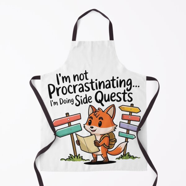 Item preview, I'm not procrastinating... I'm doing side quests - Fox edition designed and sold by Situstshirts.
