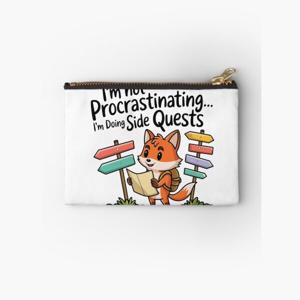 Item preview, I'm not procrastinating... I'm doing side quests - Fox edition designed and sold by Situstshirts.
