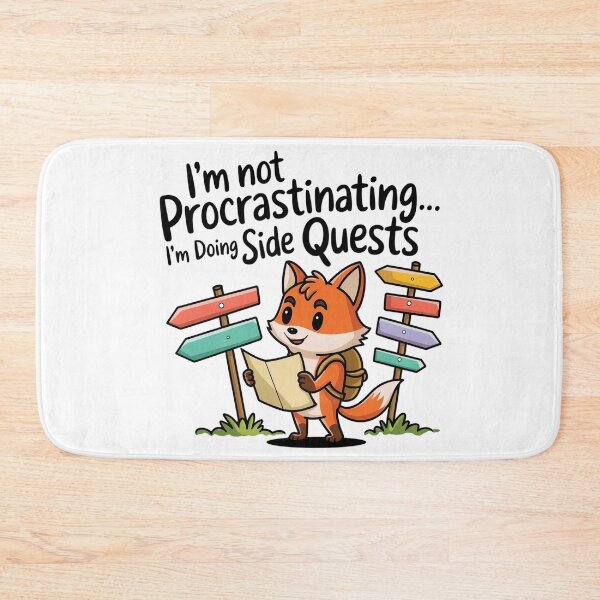 Item preview, I'm not procrastinating... I'm doing side quests - Fox edition designed and sold by Situstshirts.