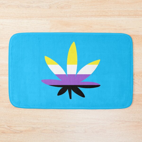 Item preview,  Non-Binary Pride Cannabis Leaf  designed and sold by Cannaxes Studio.