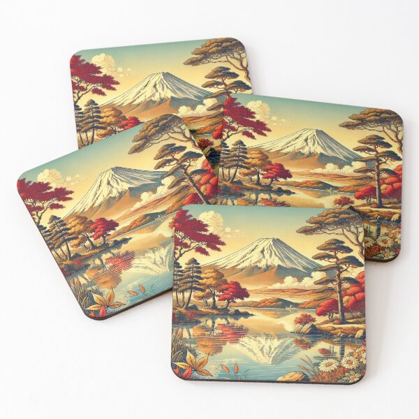 Item preview, Mount Fuji in Autumn designed and sold by ShibariZone.